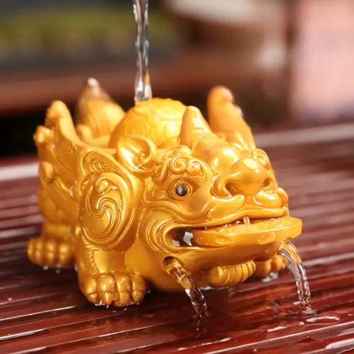Figurine de thé en résine chinoise
