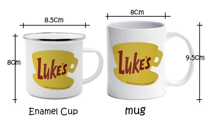 Luke's Diner-Tasse à café en émail réutilisable