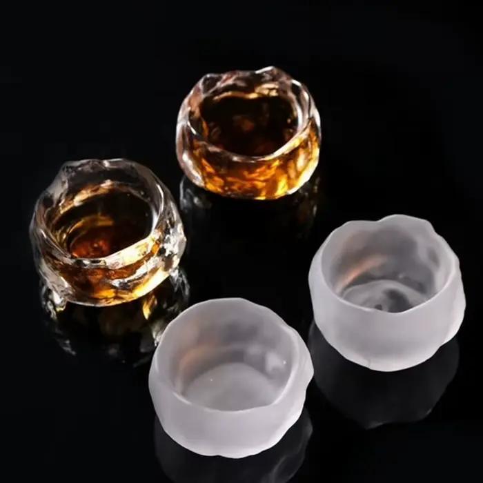 Tasse en Verre de Style Japonais Transparent et Glacé