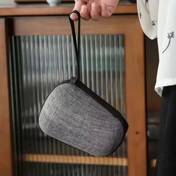 Service à thé portable en céramique pour le kung-fu chinois