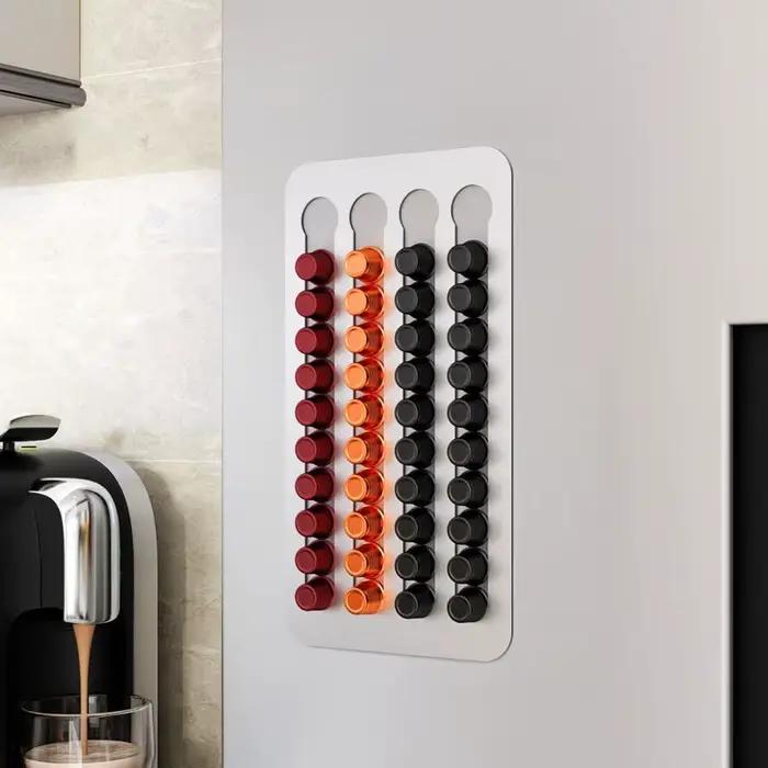Porte-dosette de café en acier inoxydable