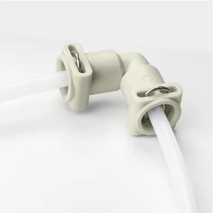 Connecteur de liquide en forme de L pour Machine à café