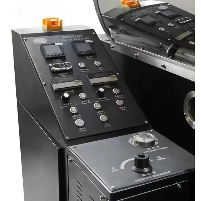 Torréfacteur industriel en acier inoxydable pour torréfaction de café professionnel occasionnels et industriels grande capacité production café qualité supérieure