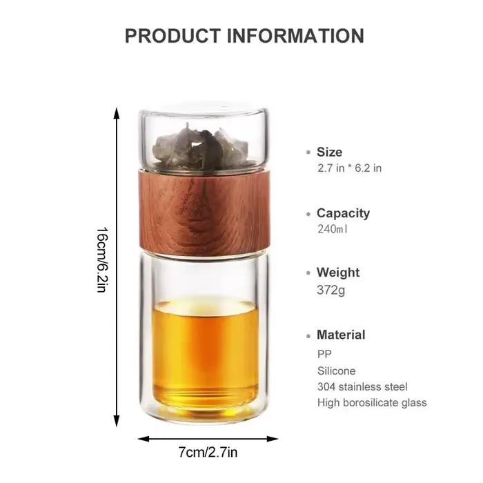 Bouteille à thé YOMEEI 240 ml