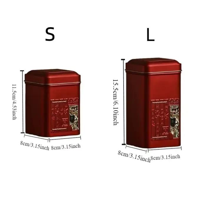 Boîtes d'emballage de thé carrées universelles