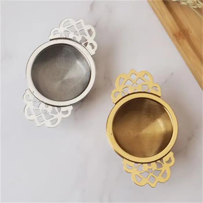 Passoire à thé en dentelle filtre en acier inoxydable pour une filtration parfaite occasions spéciales et cadeaux pour amateurs de thé