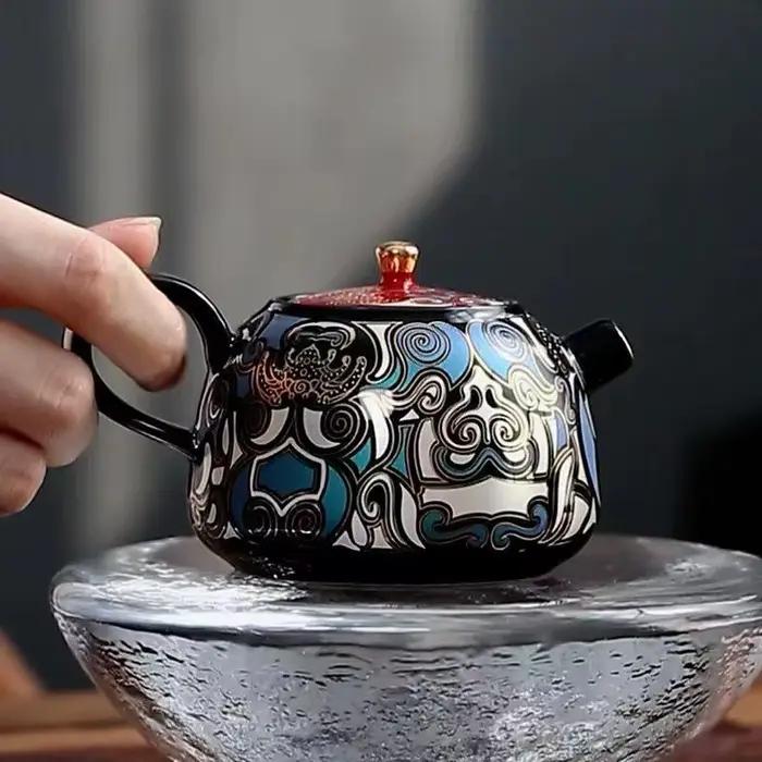 Gaiwan doré et argenté