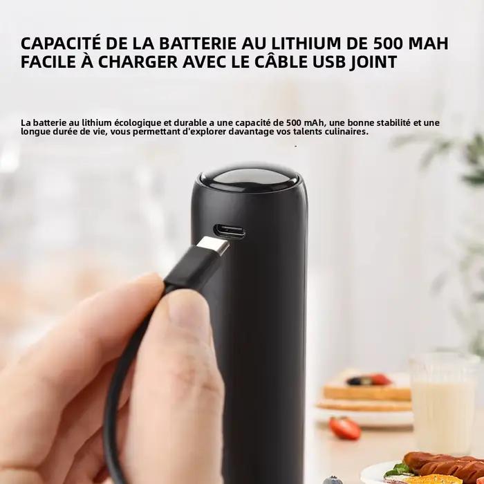 Mousseur à lait Rechargeable