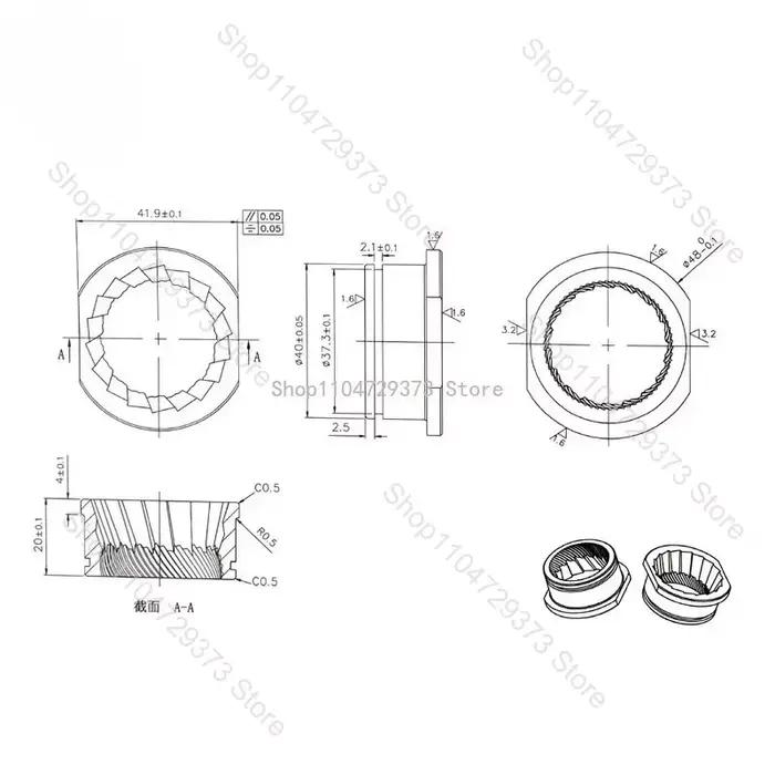 Lame conique de 48 mm pour moulin à café électrique Jura / Saeco / Magic / Royal / Strato / Bosch / AEG