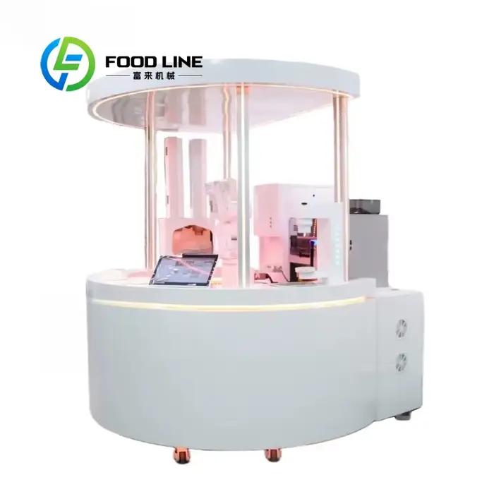 Machine à café expresso automatique professionnelle à 6 axes robotisés