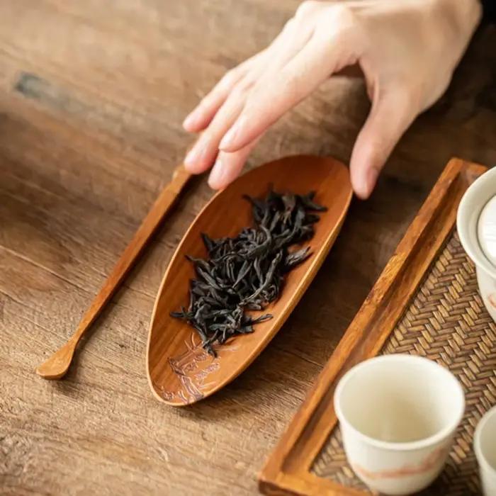 Accessoires de cérémonie du thé naturel
