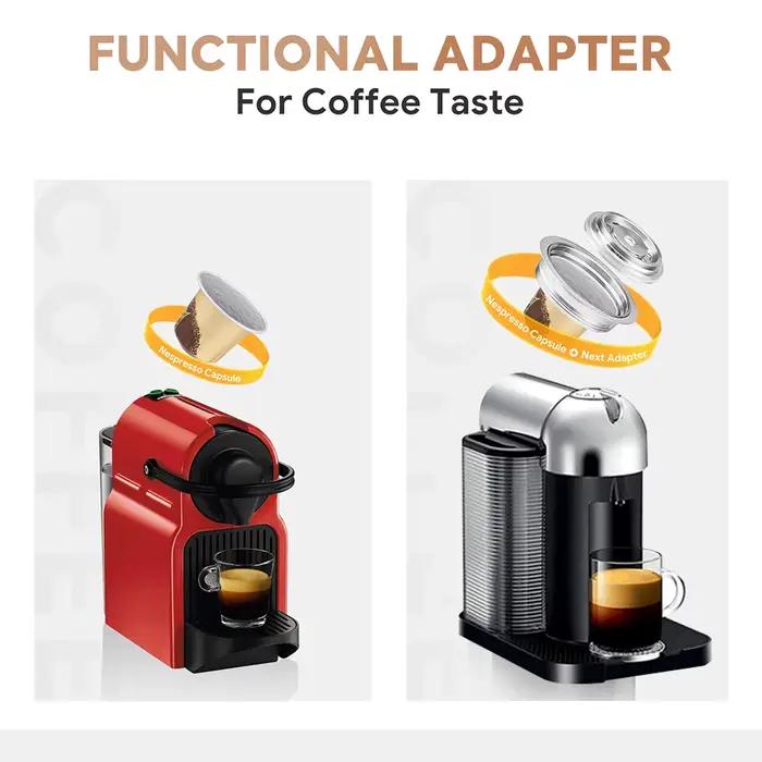 Adaptateur de capsules réutilisables pour machine Vertuoline et Vertuo Next Pop