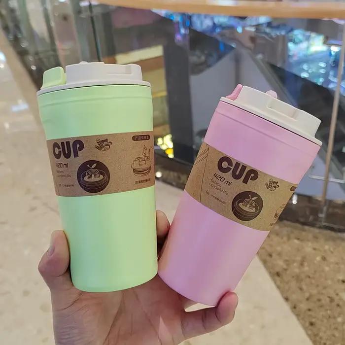 Tasse à café de voyage en Fiber de bambou écologique