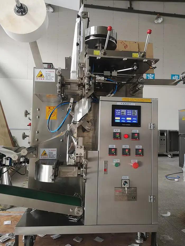 Machine d'emballage verticale entièrement automatique pour sachets de thé