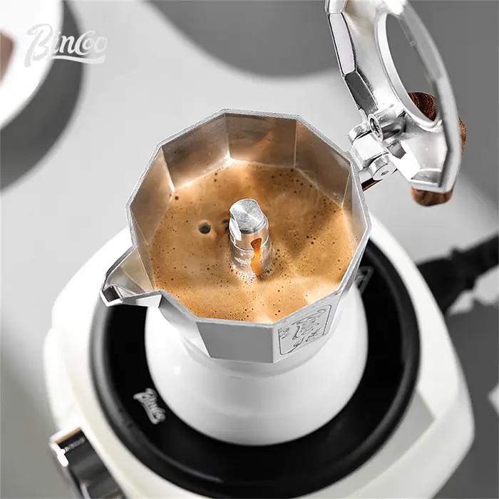 Bincoo Double Valve Moka Pot Machine à expresso ensemble d'extraction café infusé à la main