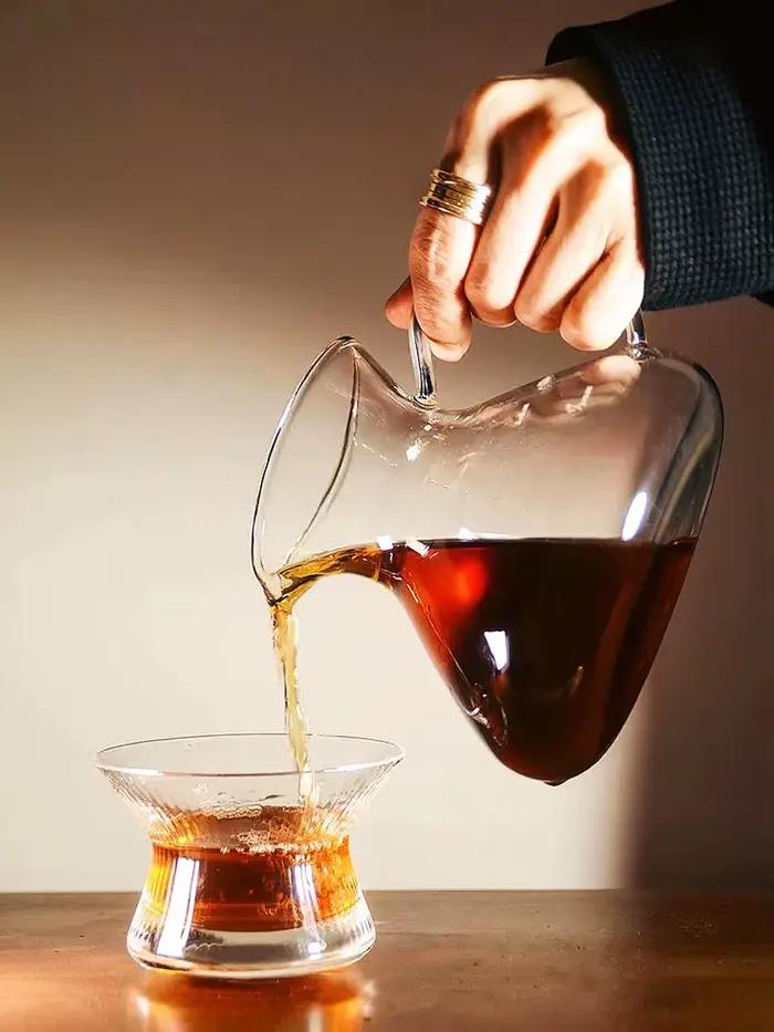 Pot à café en verre Pyrex retro style européen tasse à filtre main infusé pour partage familial et occasions spéciales