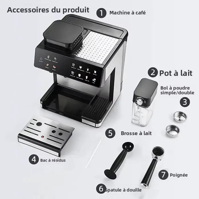 Machine à café automatique multifonctionnelle et élégante