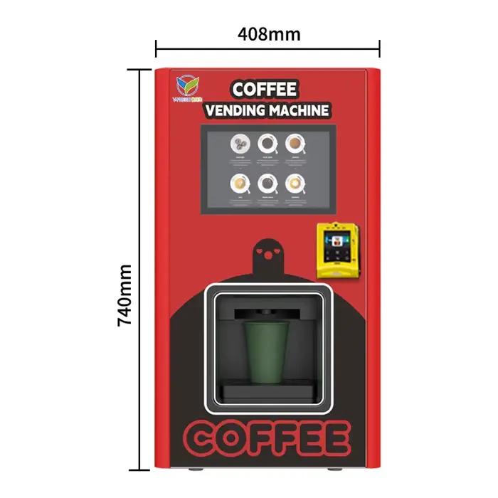 Machine à café automatique intelligente haute définition à écran tactile de 10
