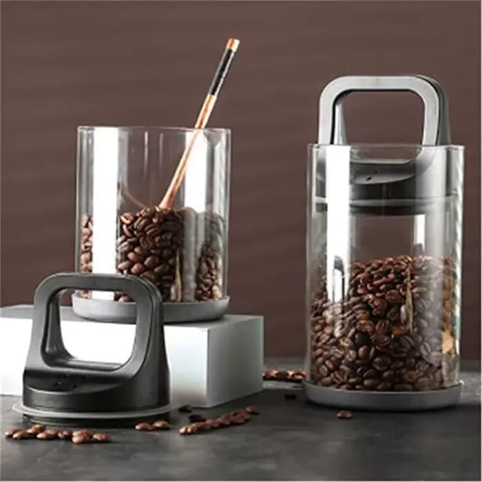 Boîtes de café transparentes ventilées et scellées sous vide