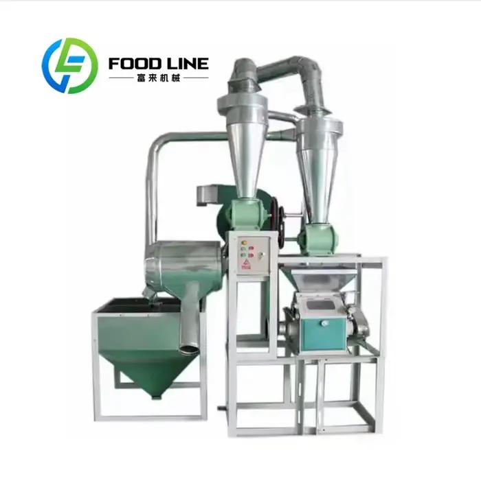 Machine à moudre le grain automatique de 5 tonnes avec moteur/roulement/engrenage en acier inoxydable 304