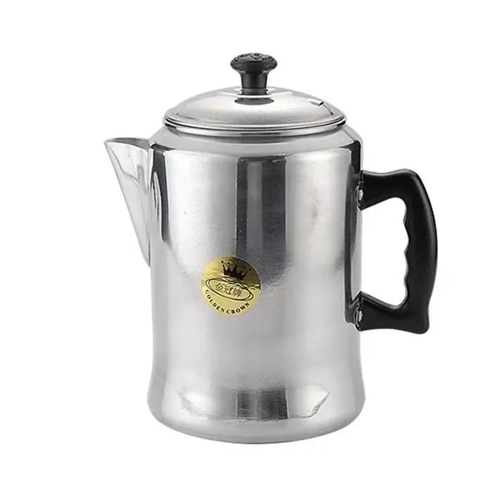 Percolateur à café en aluminium Aixiangru pour café et thé, élégant et durable, idéal pour la maison et les occasions spéciales
