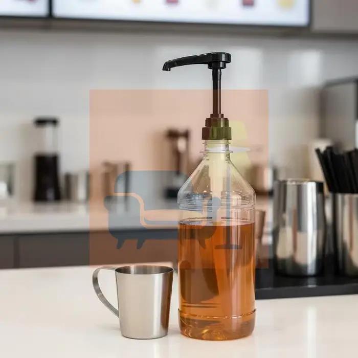 5X pompe à sirop, distributeur de sirop pour café