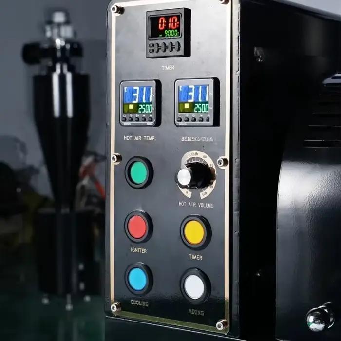 Machine à torréfier les grains de café à tambour avec plateau de refroidissement pour torréfaction de café personnelle et professionnelle