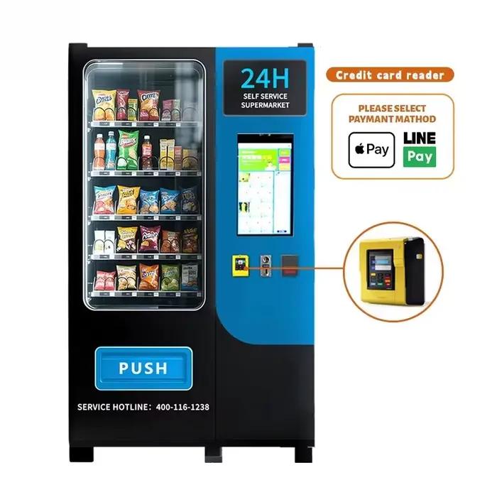 Machine compacte personnalisée la plus vendue pour les cafés avec système de paiement sans argent liquide