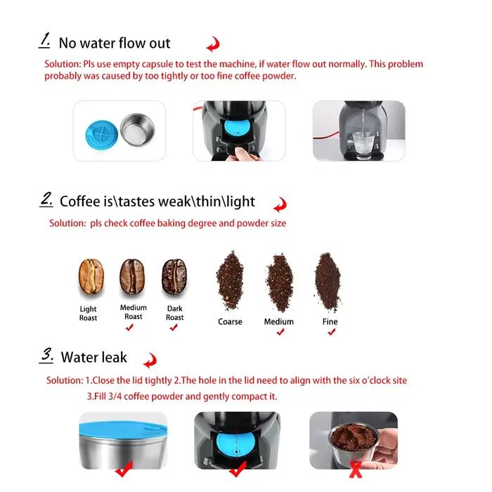Capsules réutilisables i Cafilas en acier inoxydable pour machine Dolce Gusto occasions spéciales et quotidienne rechargeables économiques durable style