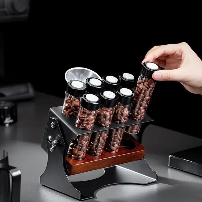 Ensemble de tubes de stockage pour grains de café