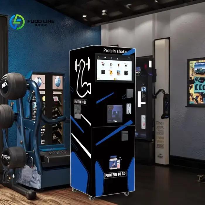 Distributeur automatique de café instantané commercial personnalisable pour salle de sport