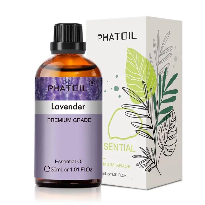 PHATOIL 30ml lavande citron Eucalyptus bois de santal bergamote aromathérapie huile essentielle pour diffuseur