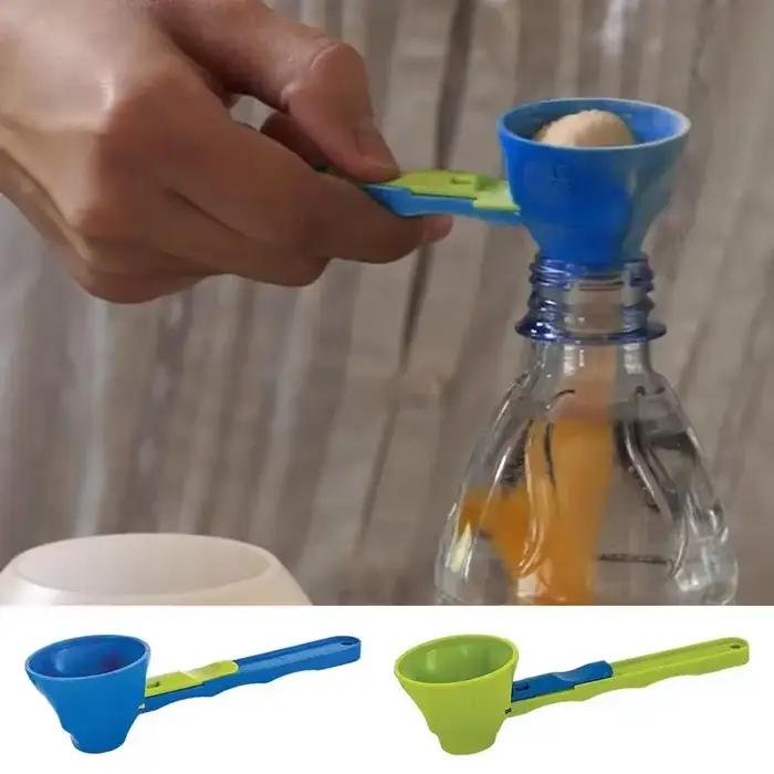Cuillère à mesurer 2 en 1 avec entonnoir