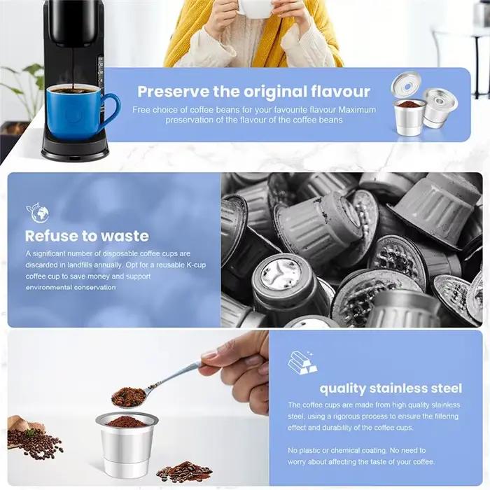 Capsules de café réutilisables B59B et dosettes pour cafetière Ninja Dual Brew