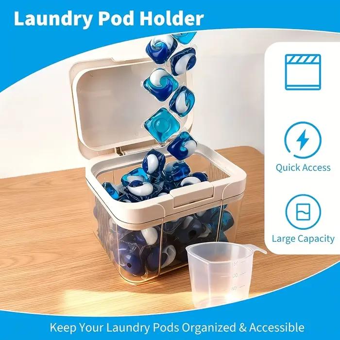 Porte-dosette à linge compatible avec Tide - Récipient de stockage de dosettes