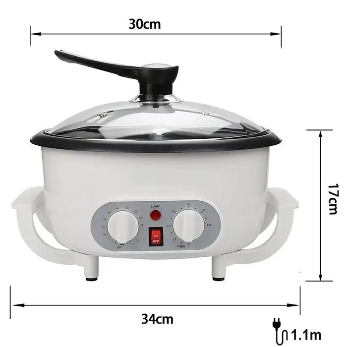 Torréfacteur électrique de grains de café avec contrôle de la température