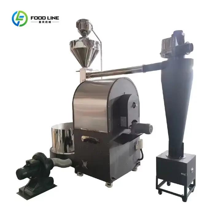 Torréfacteur à café automatique personnalisé avec tambour en fonte pour torréfacteurs professionnels et amateurs de café búsqueda de nuevas experiencias de sabor