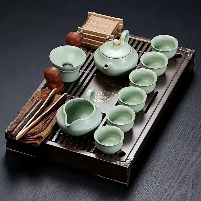 Ensemble De tasses à thé chinois en argile violette