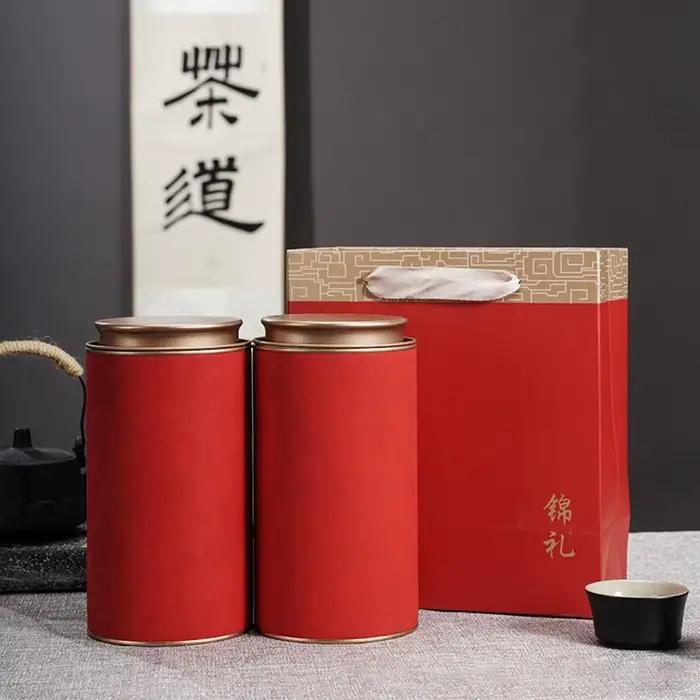 Pot à thé rond en céramique de haute qualité avec couvercle scellé pour le thé, le café et les épices à la maison et en voyage