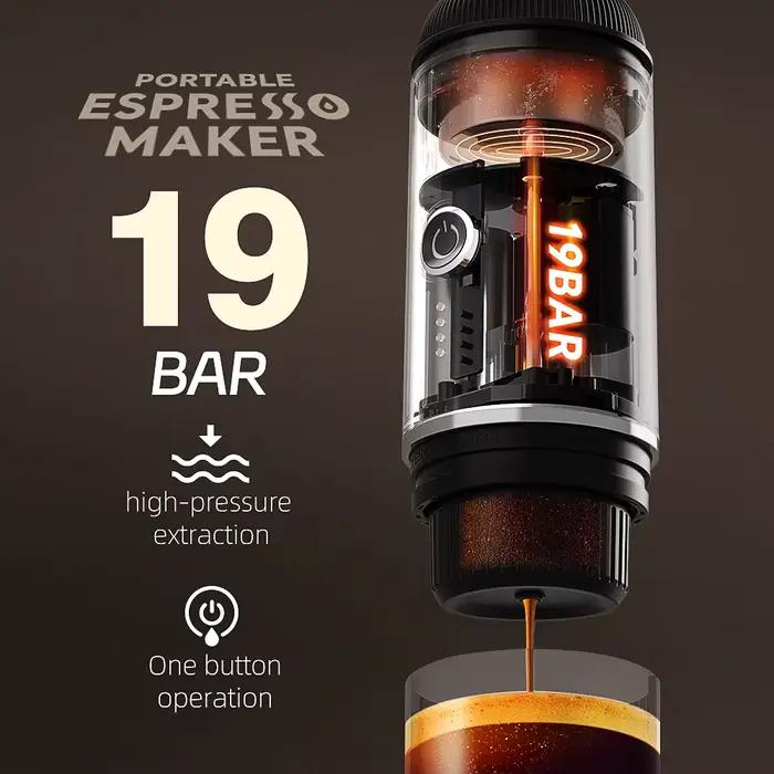 Cafelffe-Machine à café électrique portable sans fil