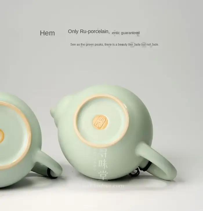 Azure Ru Ware – théière haut de gamme en céramique