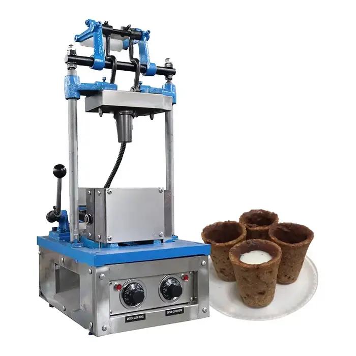 Machine à gaufres personnalisable pour la fabrication de coupes comestibles (café