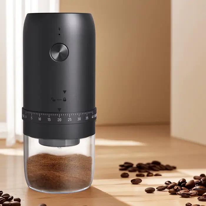Nouveau moulin à grains de café électrique Portable USB 40 vitesses broyeurs rechargeables réglables externes Mini