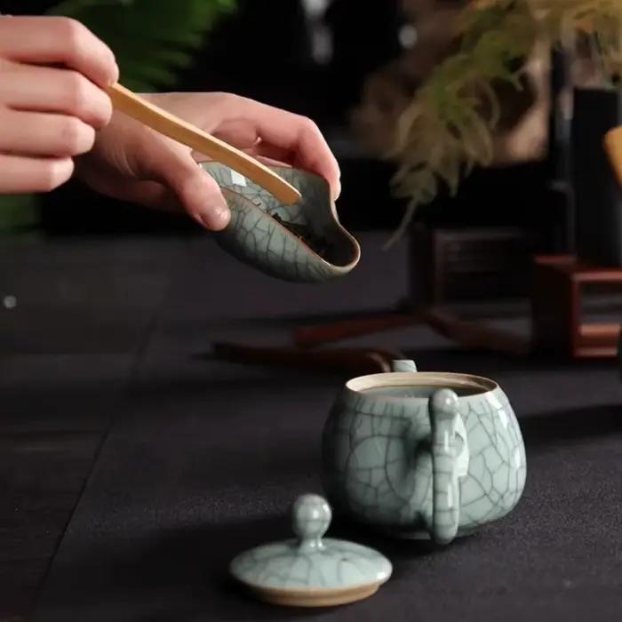 Longquan Celadon Cha He Kung Fu Porte-Thé
