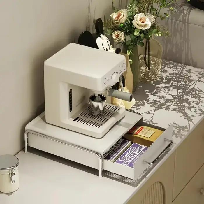Présentoir à capsules de café T1 Boîte de rangement pour sachets de thé Boîte de rangement en métal robuste pour bar et cuisine Occasions spéciales pour amateurs de café et thé