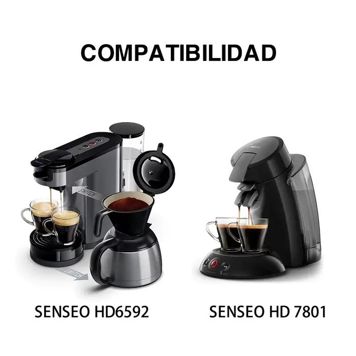 ICafilas pour machine Philips Senseo bouchons de capsules de café en acier inoxydable filtre réutilisable cafetière expresso