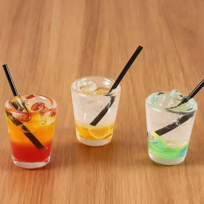 Lot de 5 mini-tasses à boisson : Americano glacé