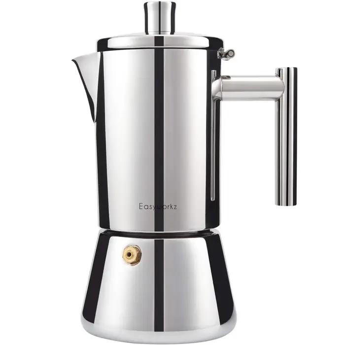 Easyworkz Diego – cafetière expresso italienne en acier inoxydable