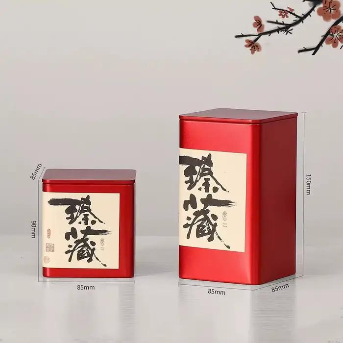 Boîte à thé en céramique élégante pour stockage et décoration à la maison et lors des voyages