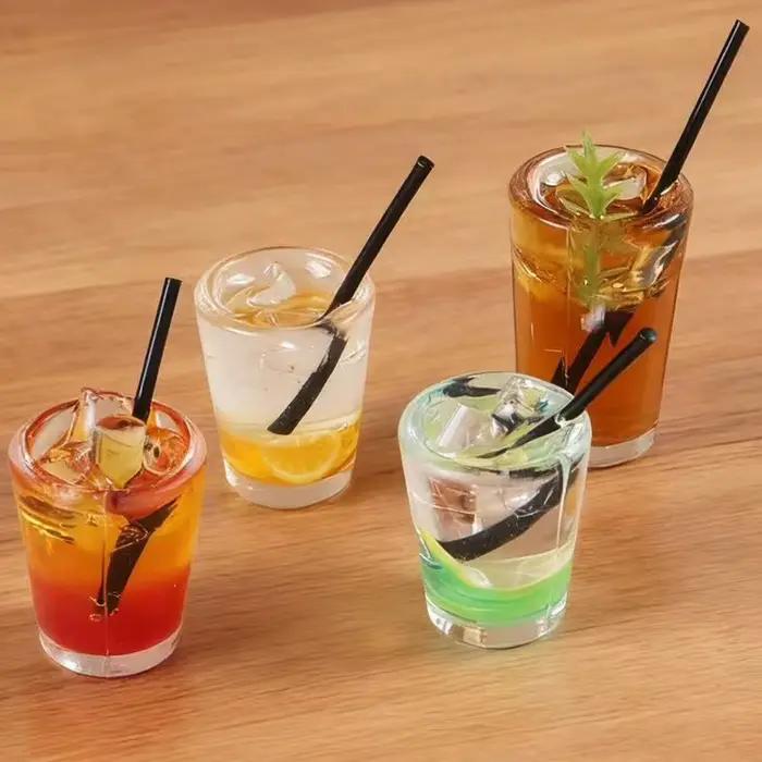 Lot de 5 mini-tasses à boisson : Americano glacé